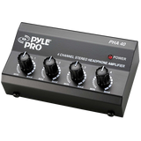 Pyle-Pro PHA40 4-Channel Stereo Headphone Amplifier